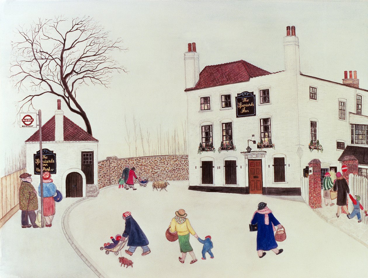 The Spaniards Inn, Hampstead Heath od Gillian Lawson
