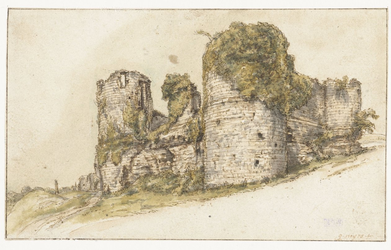 Pohled na Château de César ve Vau od Gillis Neyts