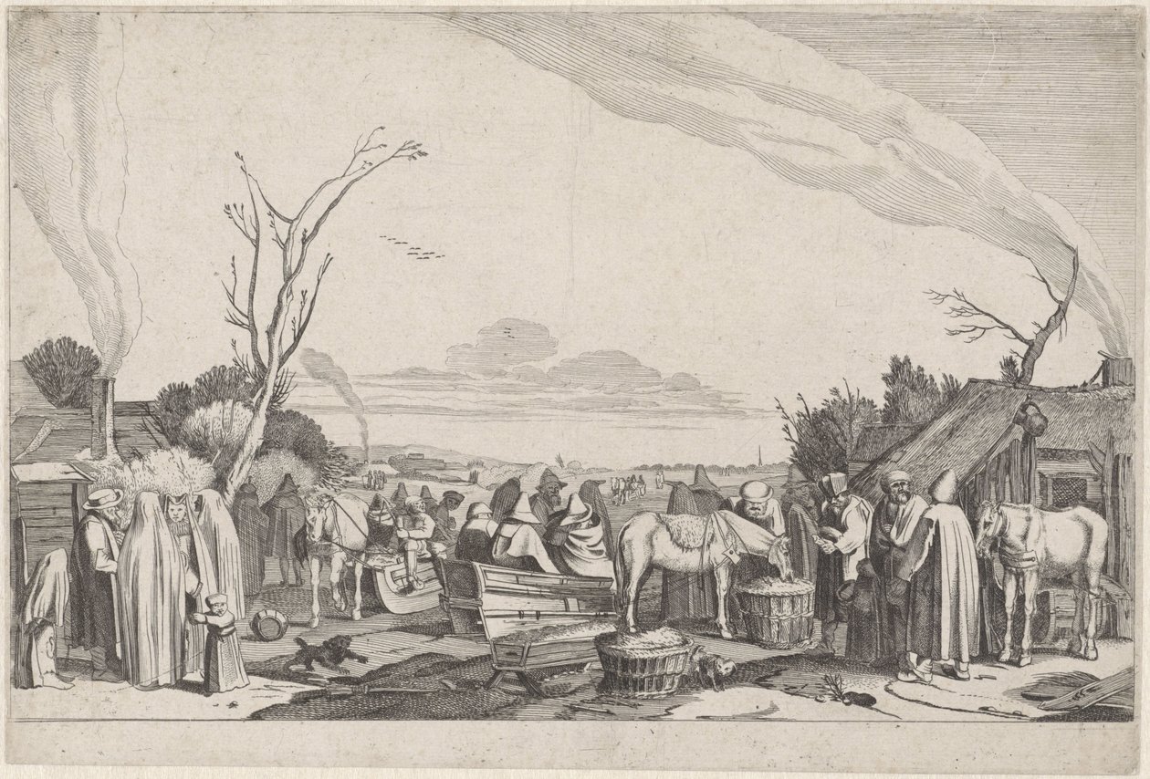 Zima The Four Seasons (název série) od Gillis van Scheyndel (I)