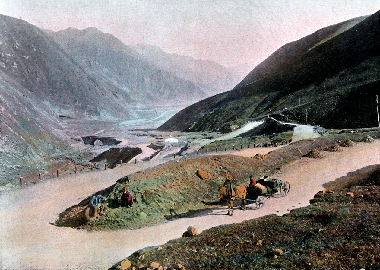 Georgian Military Road, c1890 od Gillot
