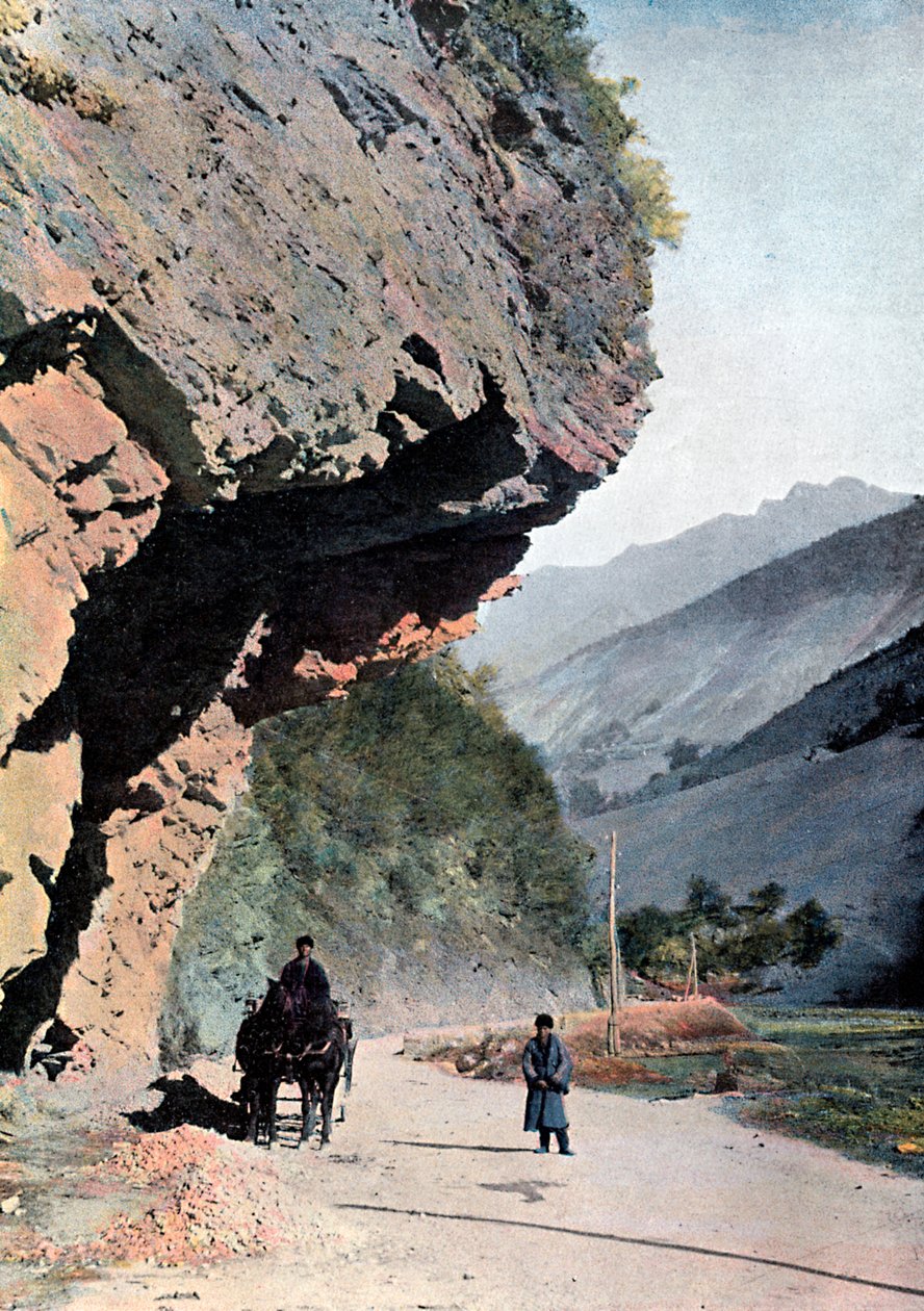 Skála poblíž vesnice Annaour, c1890 od Gillot