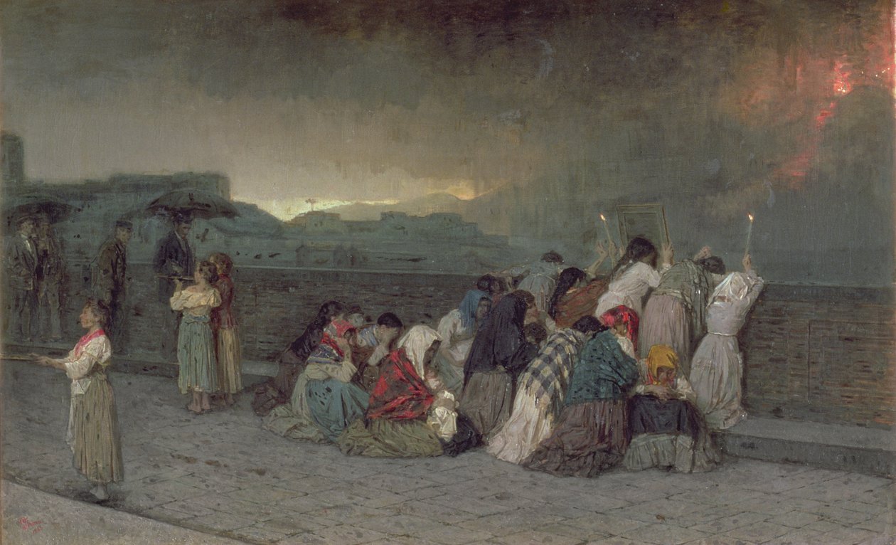 Déšť popela, 1880 od Gioacchino Toma