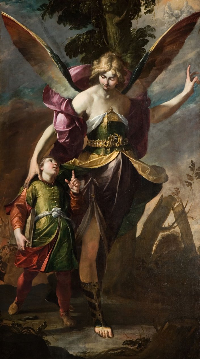 Anděl strážný, 1630. od Gioacchino Assereto