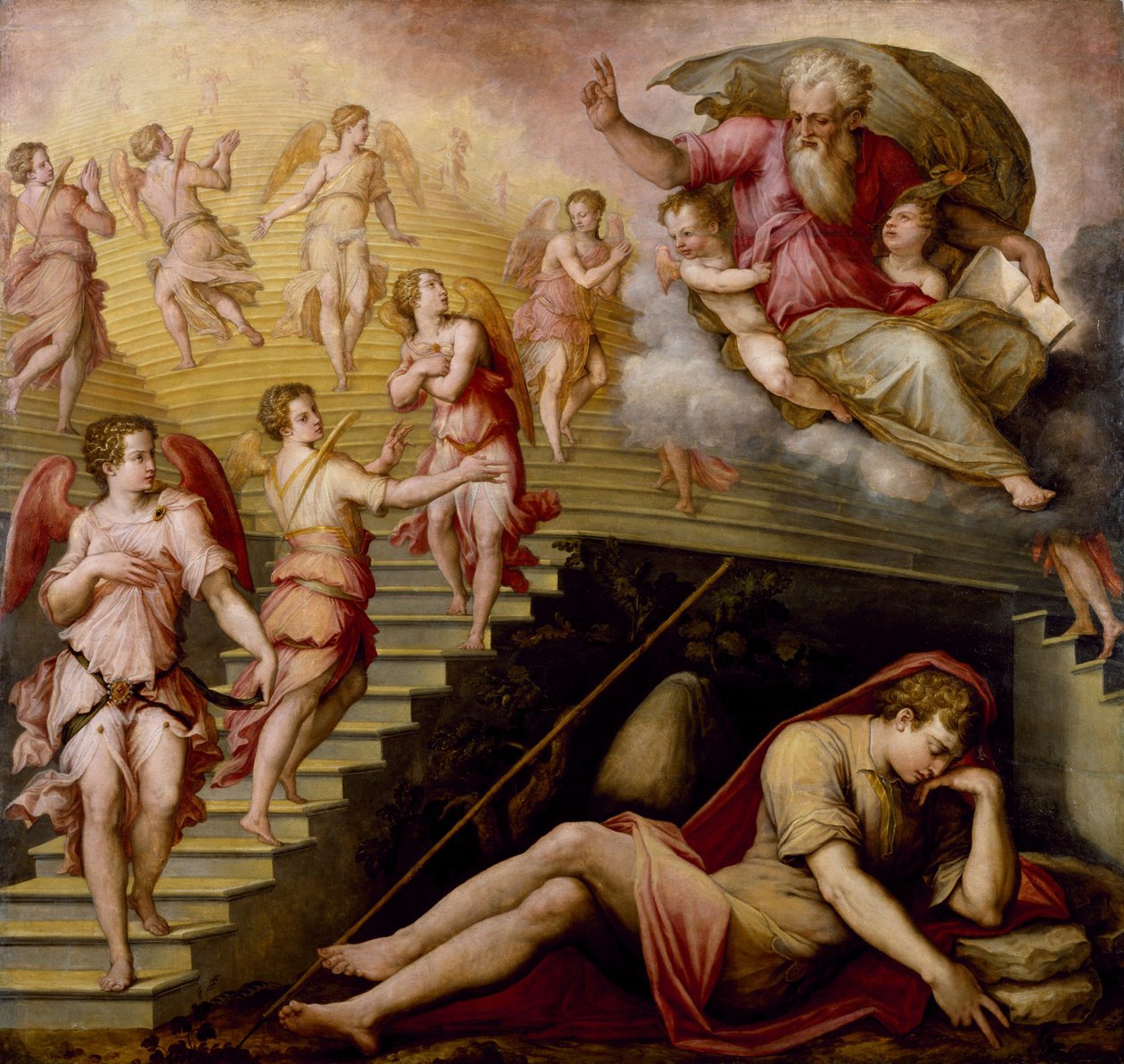 Jakubův sen, 1558 od Giorgio Vasari