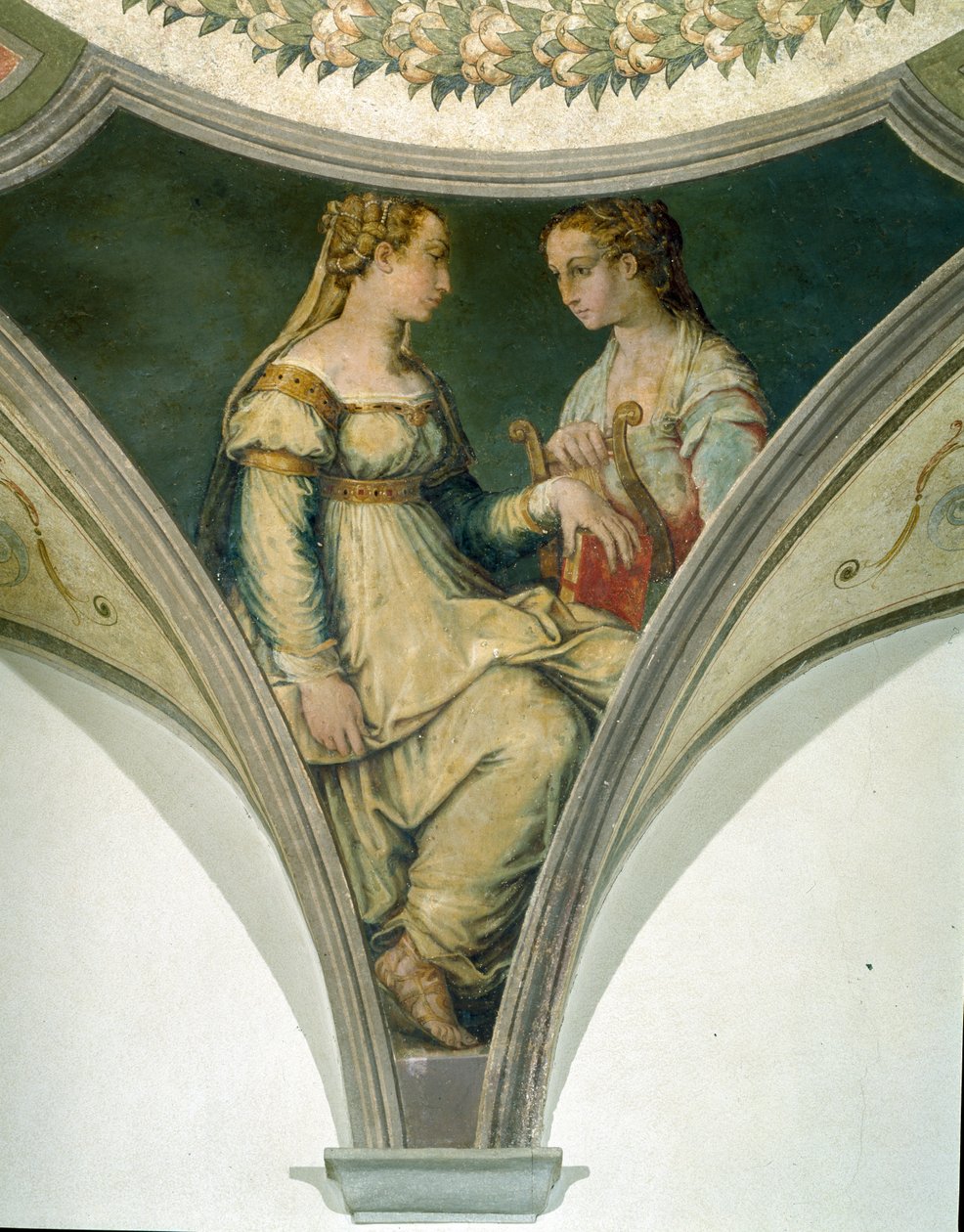 Múzy, Apollonova komnata a múzy od Giorgio Vasari