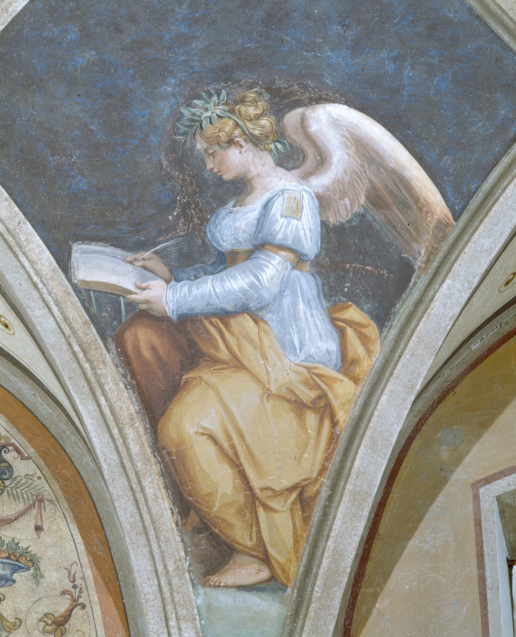 Poezie, Čtyři umění, Peduccio, Camera della Fama, 1542 od Giorgio Vasari