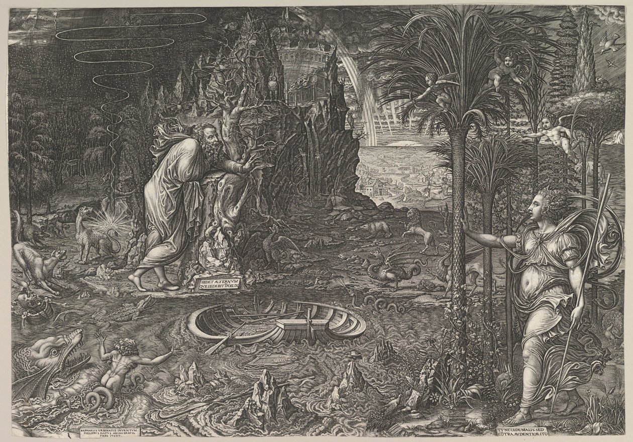 Alegorie života, 1561. od Giorgio Ghisi