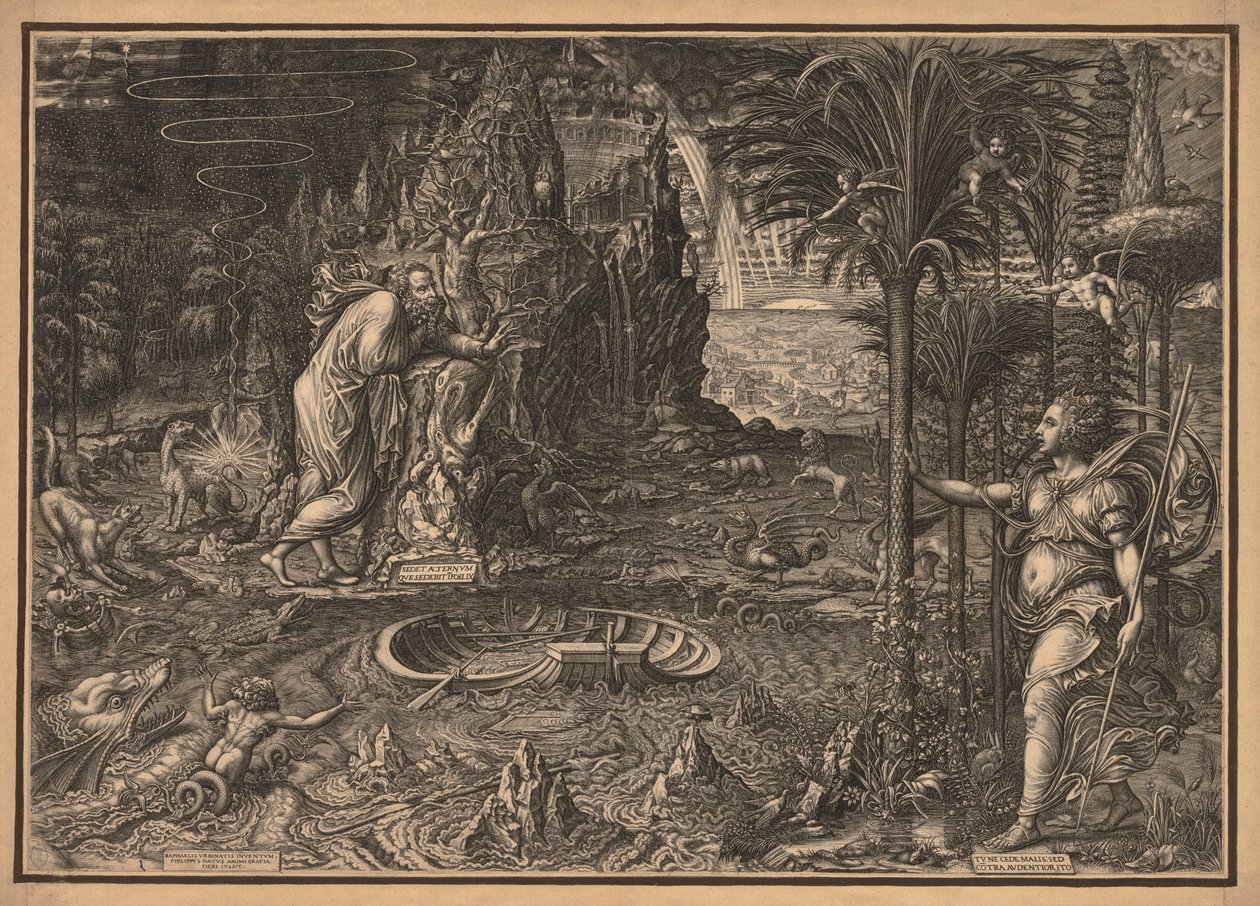 Alegorie života, 1561. od Giorgio Ghisi
