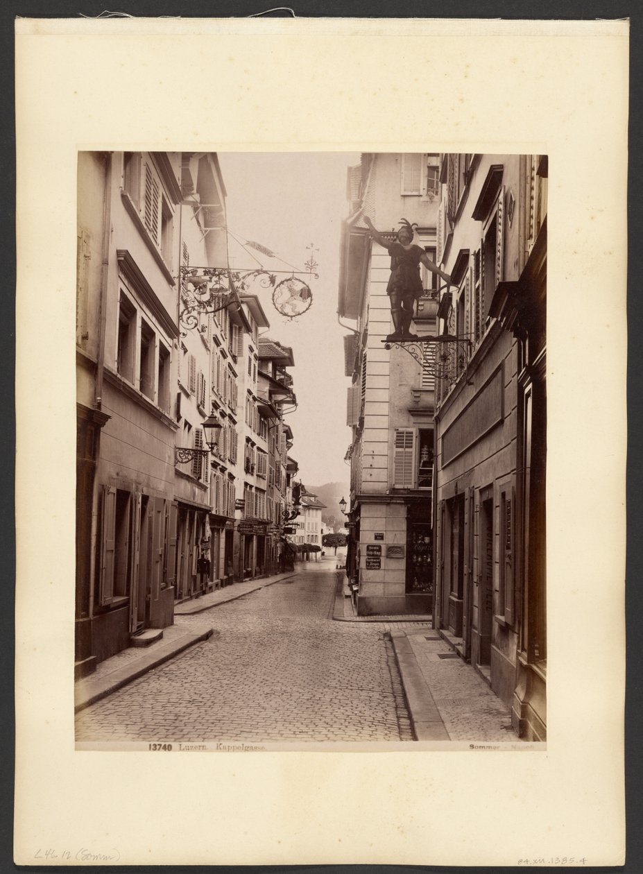 Lucern, Kappelgasse od Giorgio Sommer