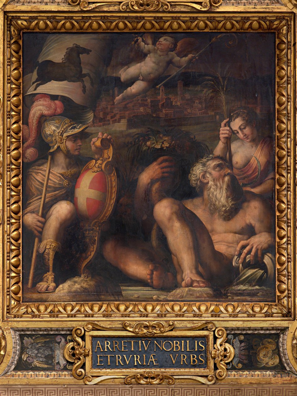 Alegorie Arezza od Giorgio Vasari