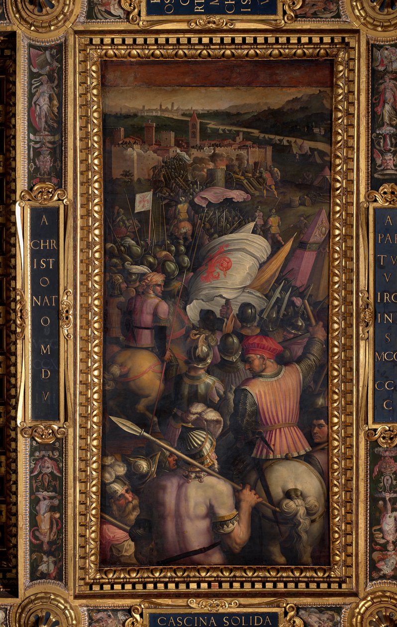 Zachycení Casciny od Giorgio Vasari