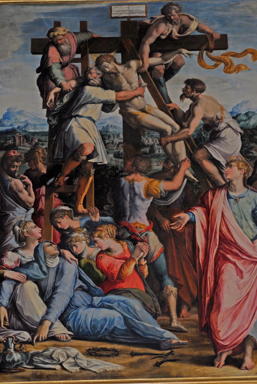 Ježíš sesazen z kříže od Giorgio Vasari