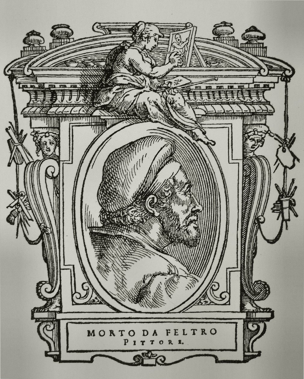 Portrét Morta da Feltre od Giorgio Vasari