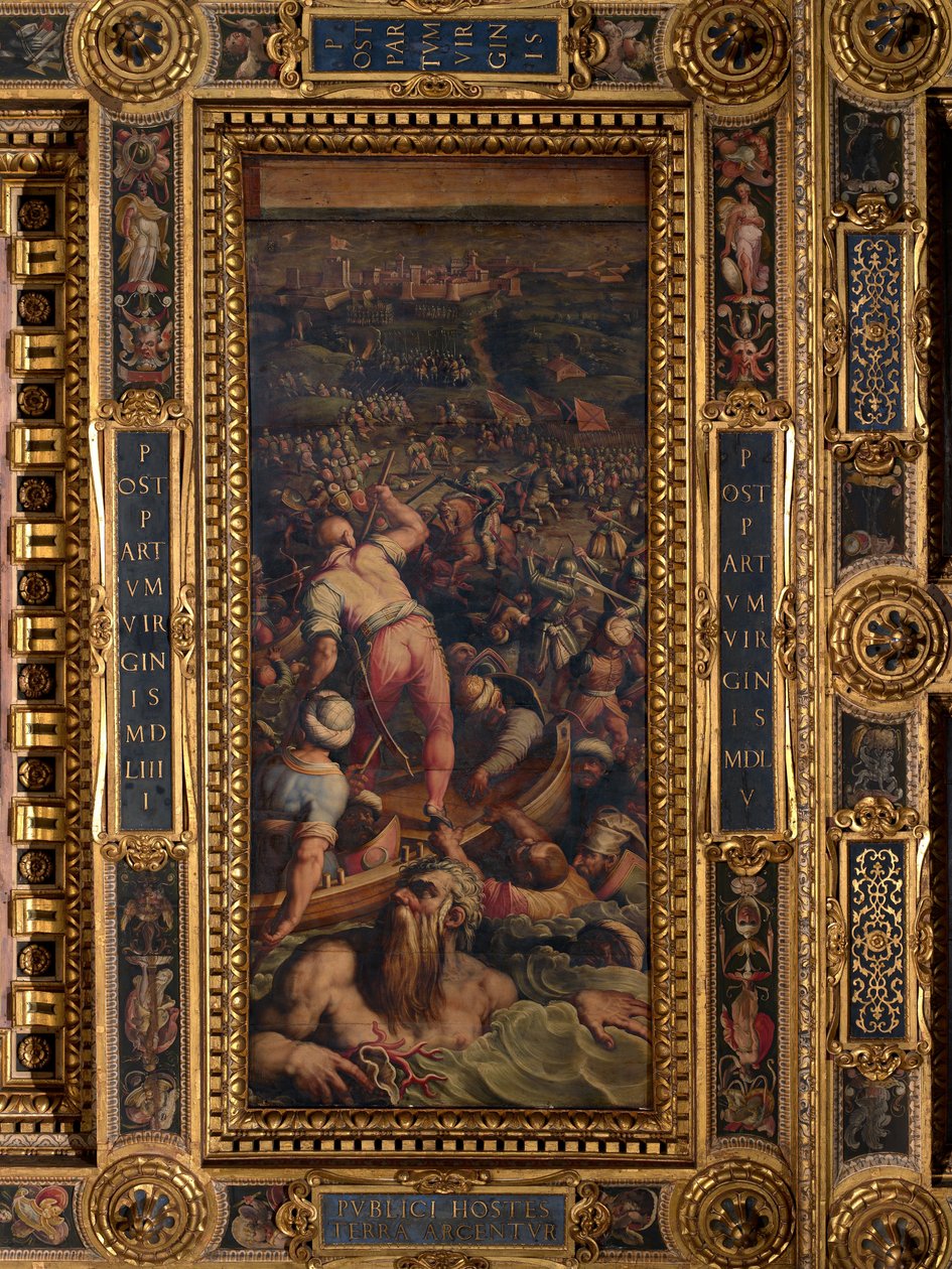 Trasa Turků v Piombino od Giorgio Vasari