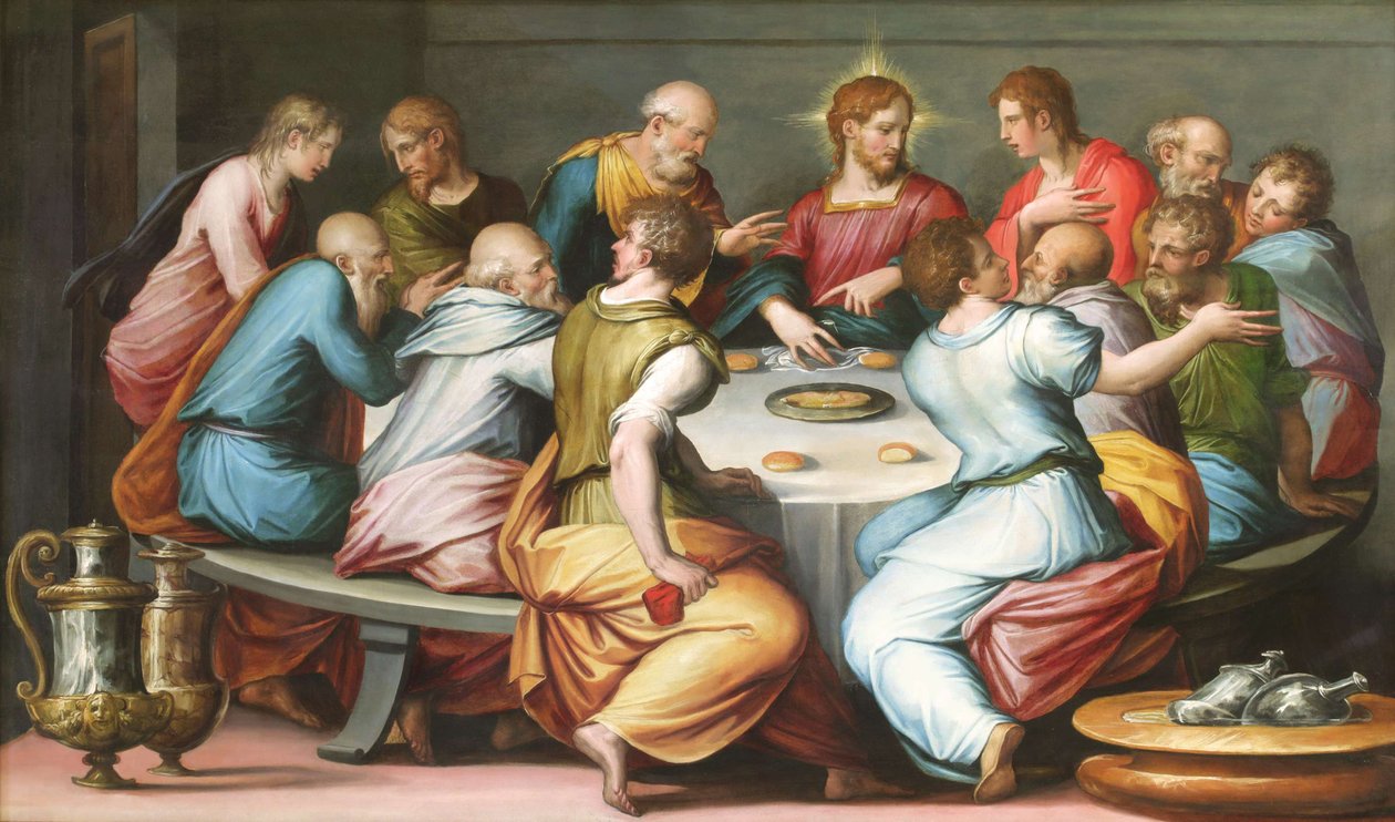 Poslední večeře, kolem roku 1540. od Giorgio Vasari