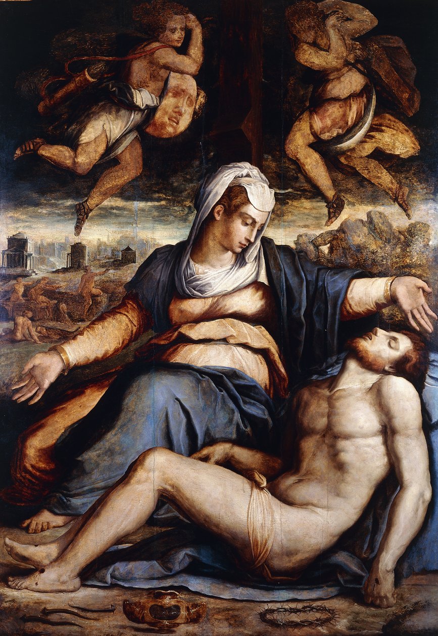 Pieta, kolem roku 1542 od Giorgio Vasari