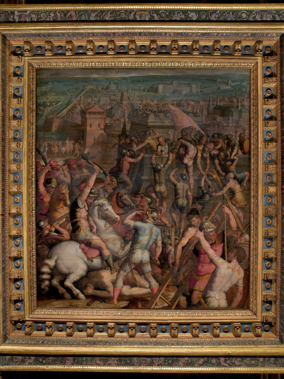 Dobytí Milána od Giorgio Vasari