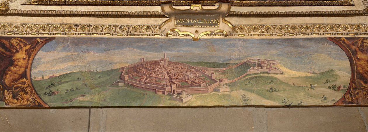 Pohled na Lucignano, 1557-1558 od Giorgio Vasari