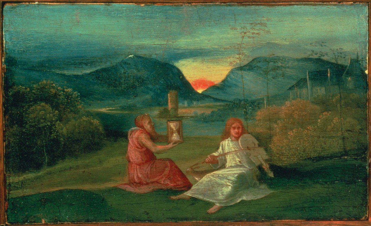 Přesýpací hodiny od Giorgione da Castelfranco