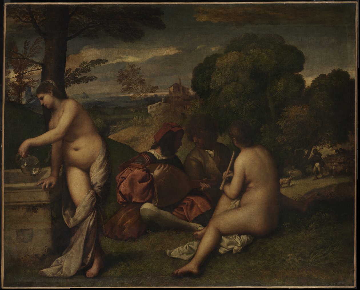 Pastorační koncert, c. 1510 od Giorgione da Castelfranco