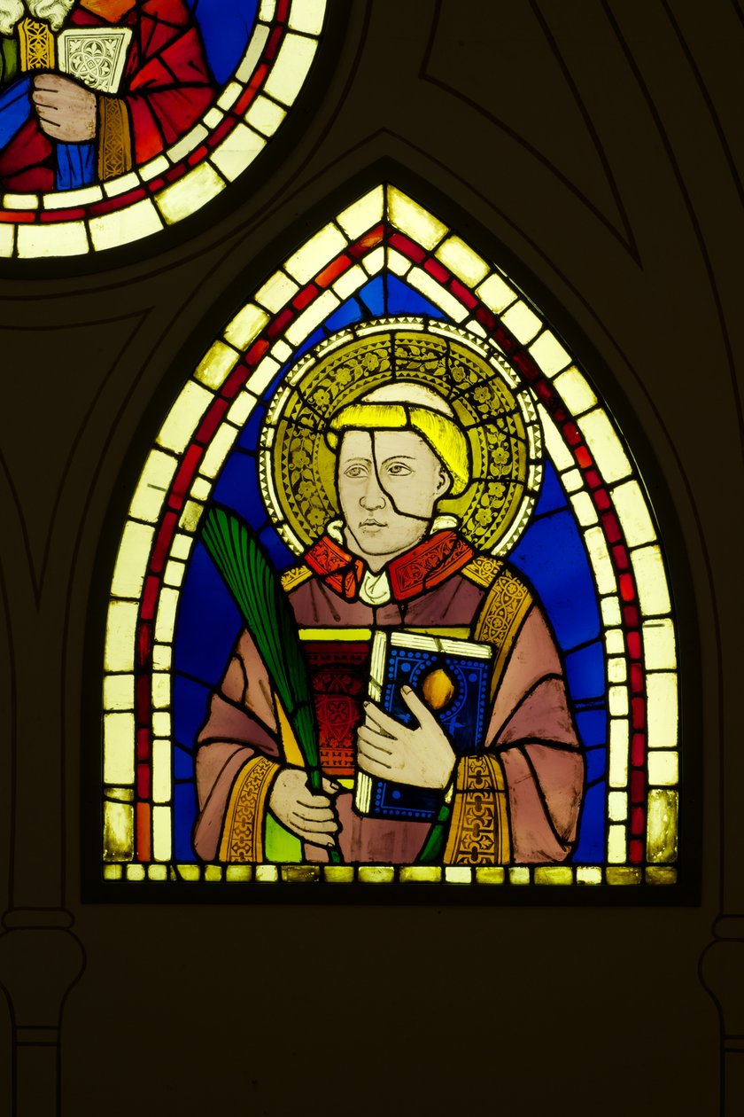Deacon (barevné sklo) od Giotto di Bondone
