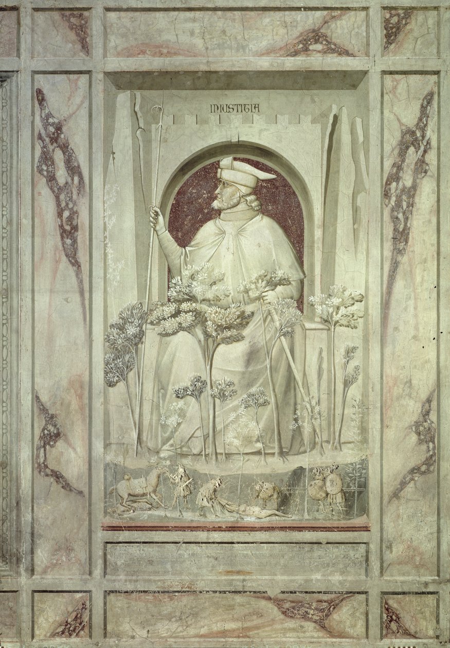 Nespravedlnost, c.1305 od Giotto di Bondone