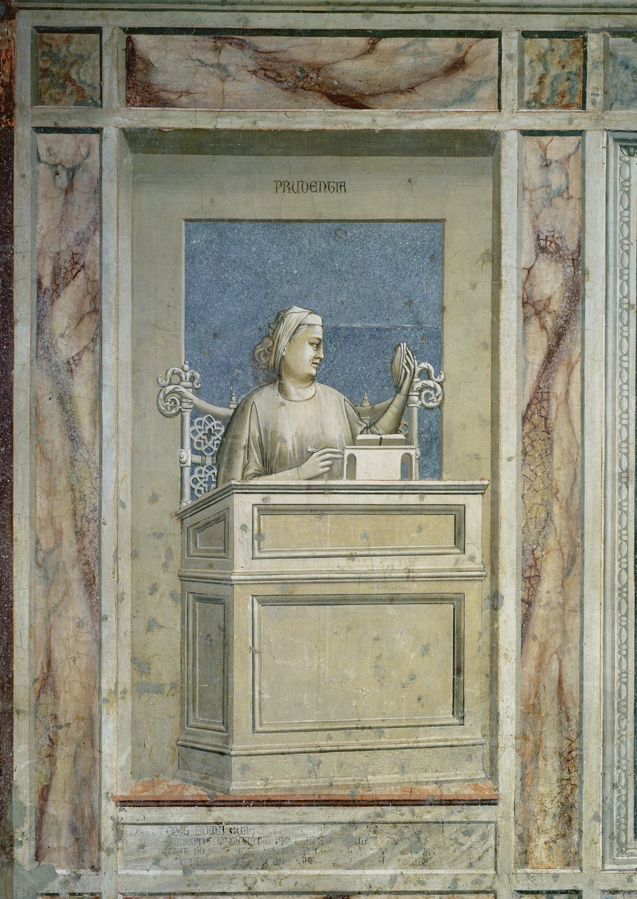 Prudence, kolem 1305 od Giotto di Bondone