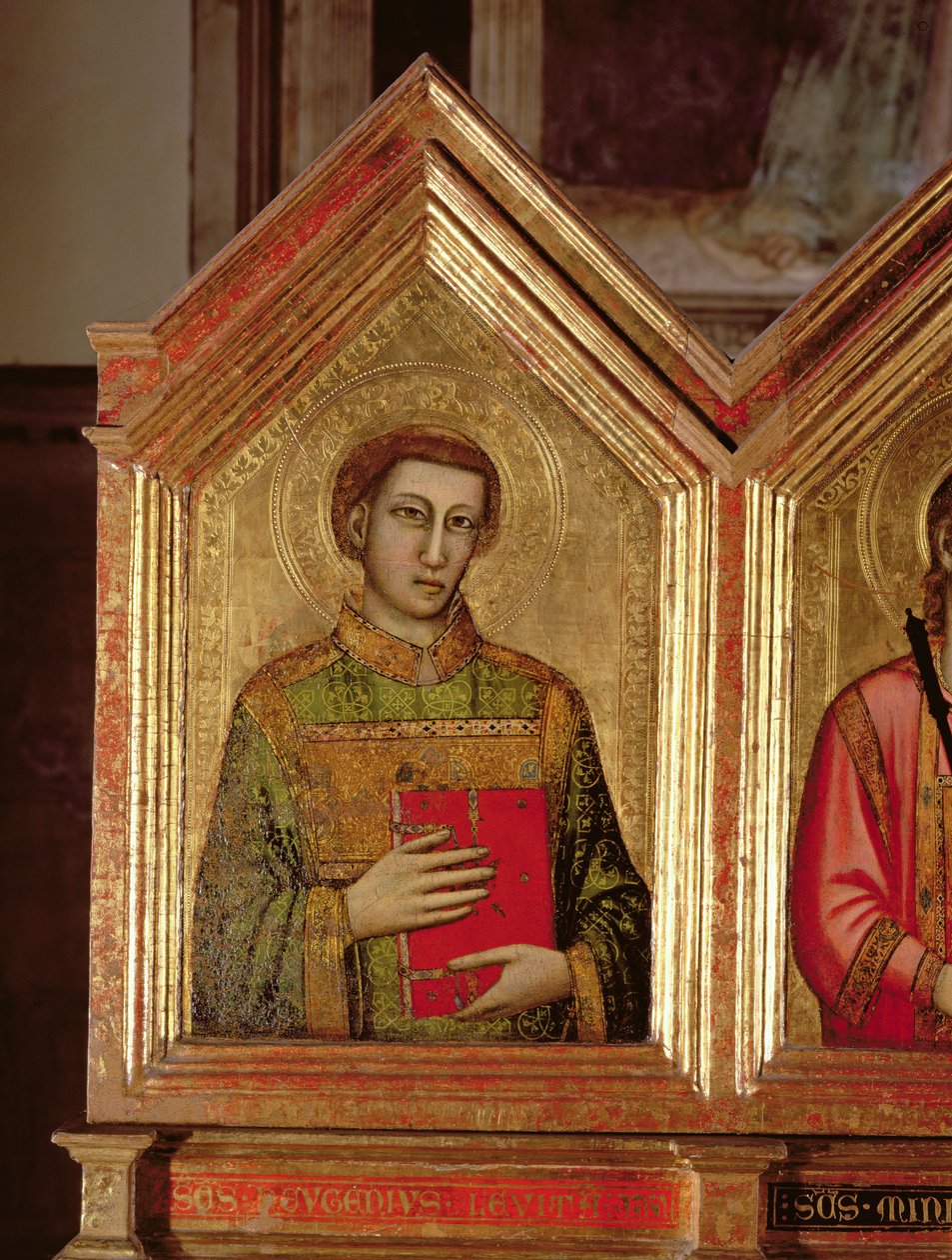 Světec z polyptychu sv. Reparaty (panel zcela vlevo) (viz také 66558 a 66560-66568) od Giotto di Bondone