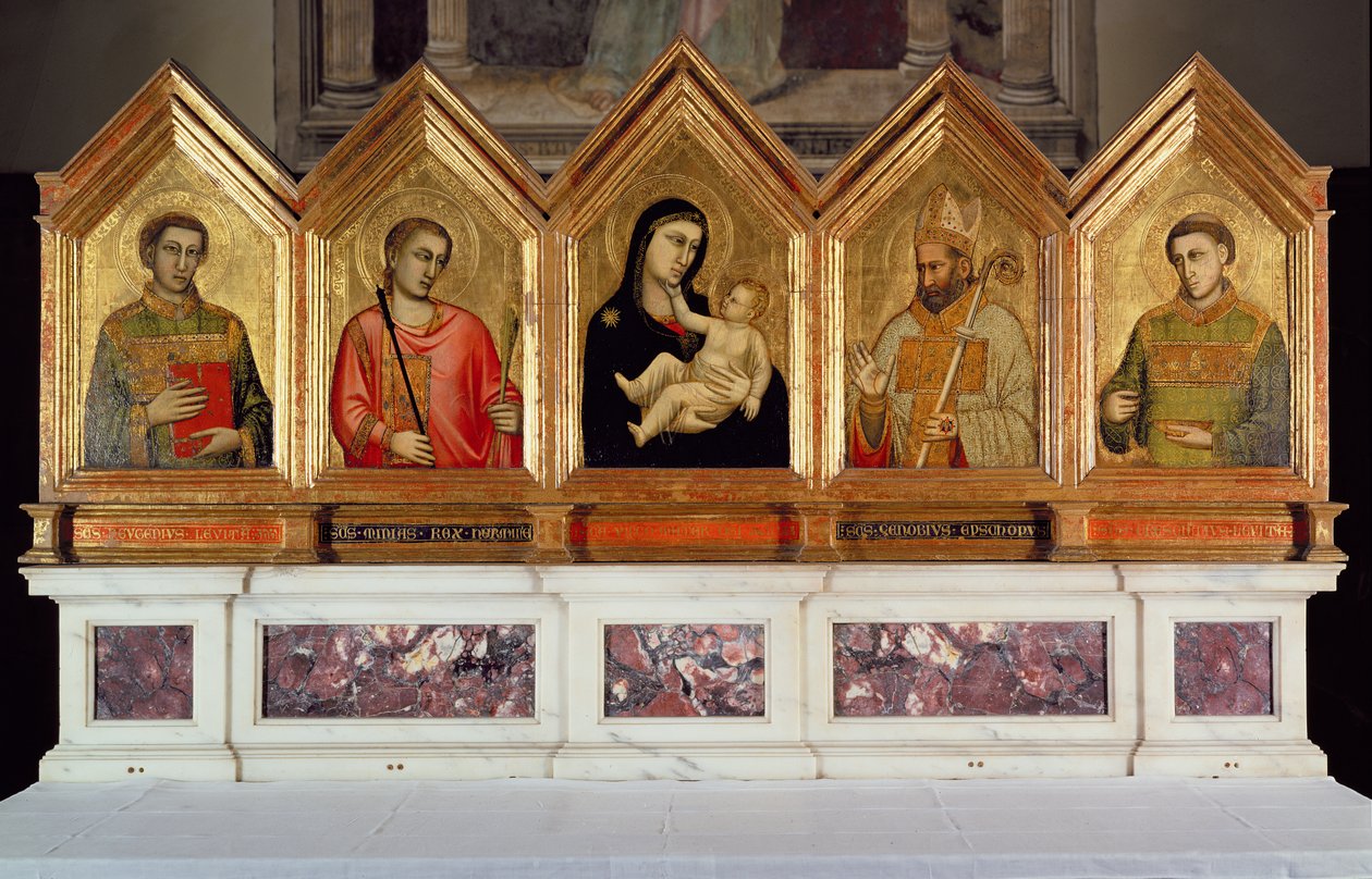Polyptych St. Reparata (viz také 65558-69) od Giotto di Bondone