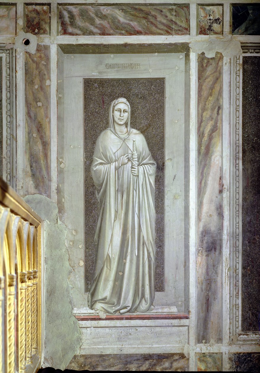Temperance, kolem 1305 od Giotto di Bondone