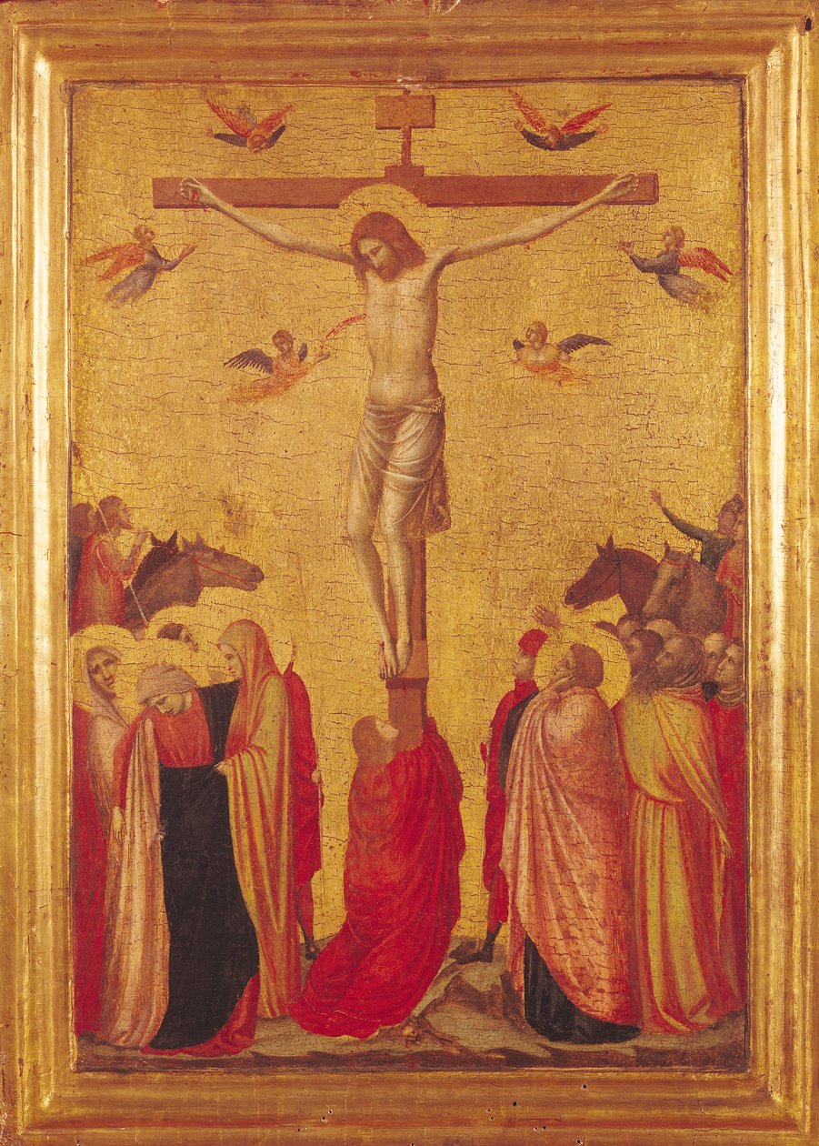 Ukřižování (tempera na desce) od Giotto di Bondone