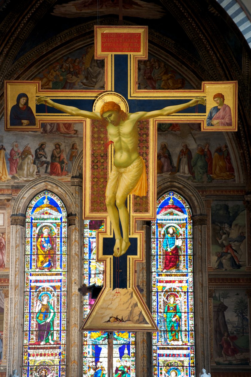 The Crucifixion, c.1288-89 (tempera na panelu) od Giotto di Bondone