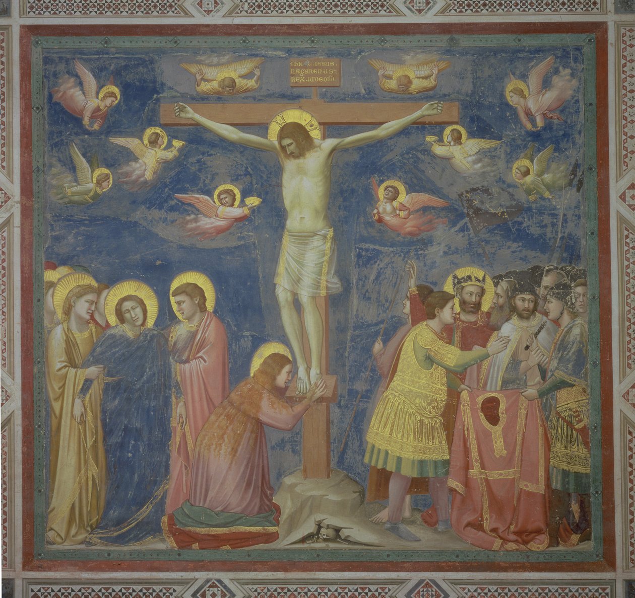 Ukřižování, c.1305 (viz také podrobnosti) od Giotto di Bondone