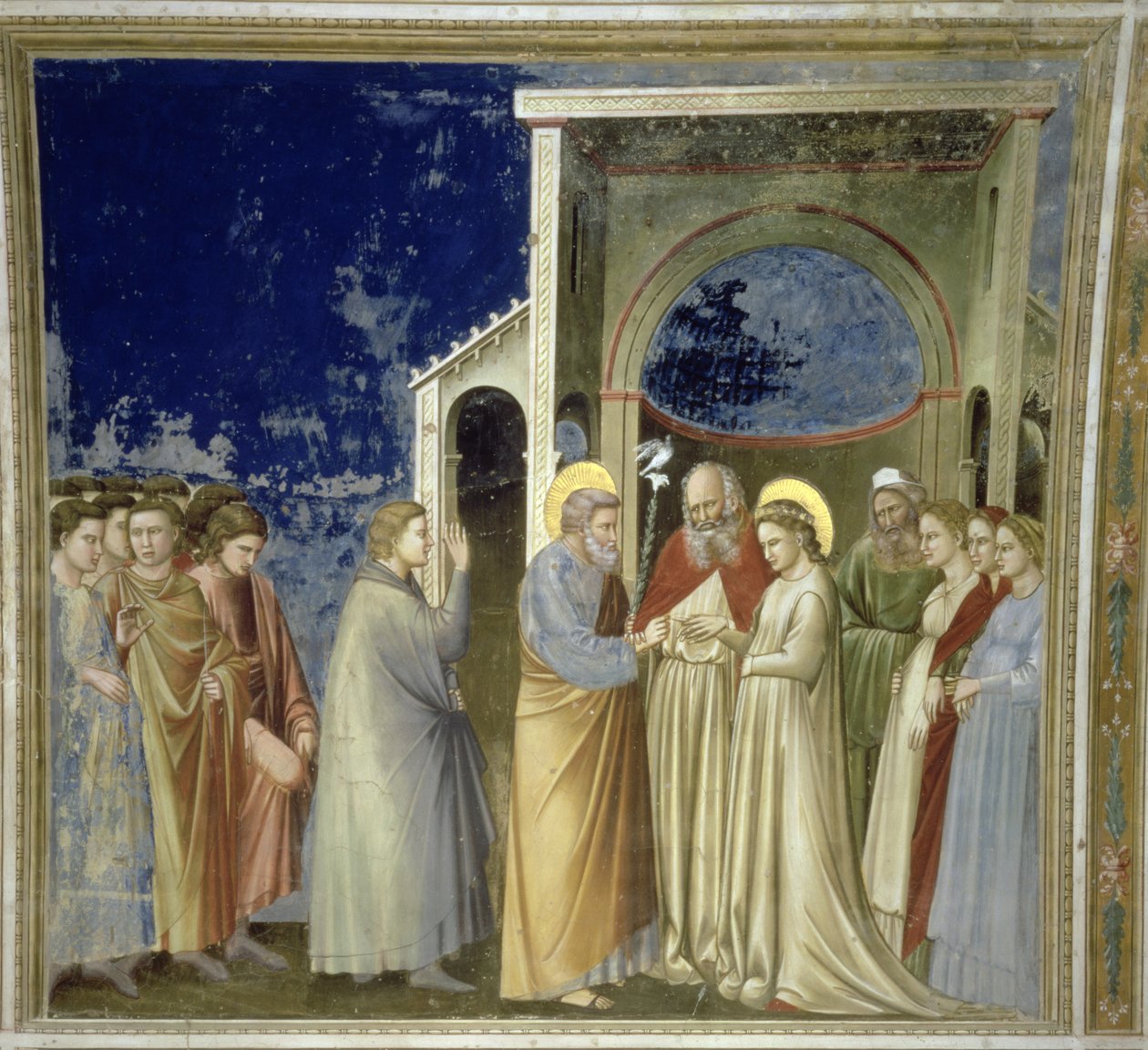 Svatba Panny, c.1305 od Giotto di Bondone