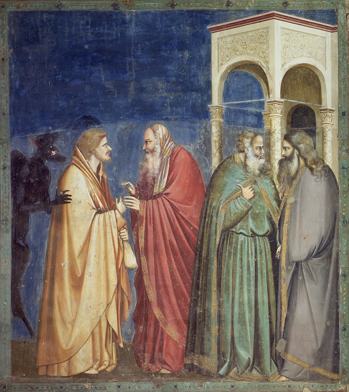 Platba Jidáše, c.1305 od Giotto di Bondone