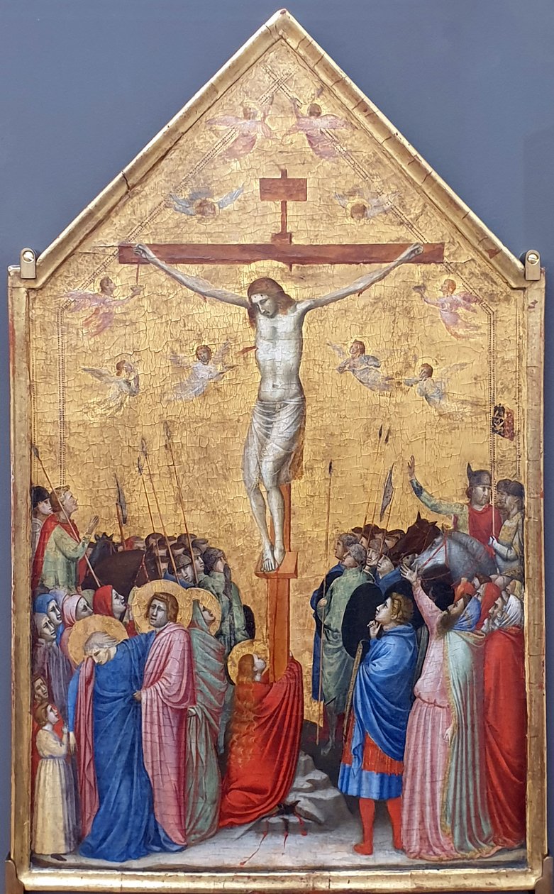 Německy: Die Kreuzigung Christi Ukřižování Krista od Giotto