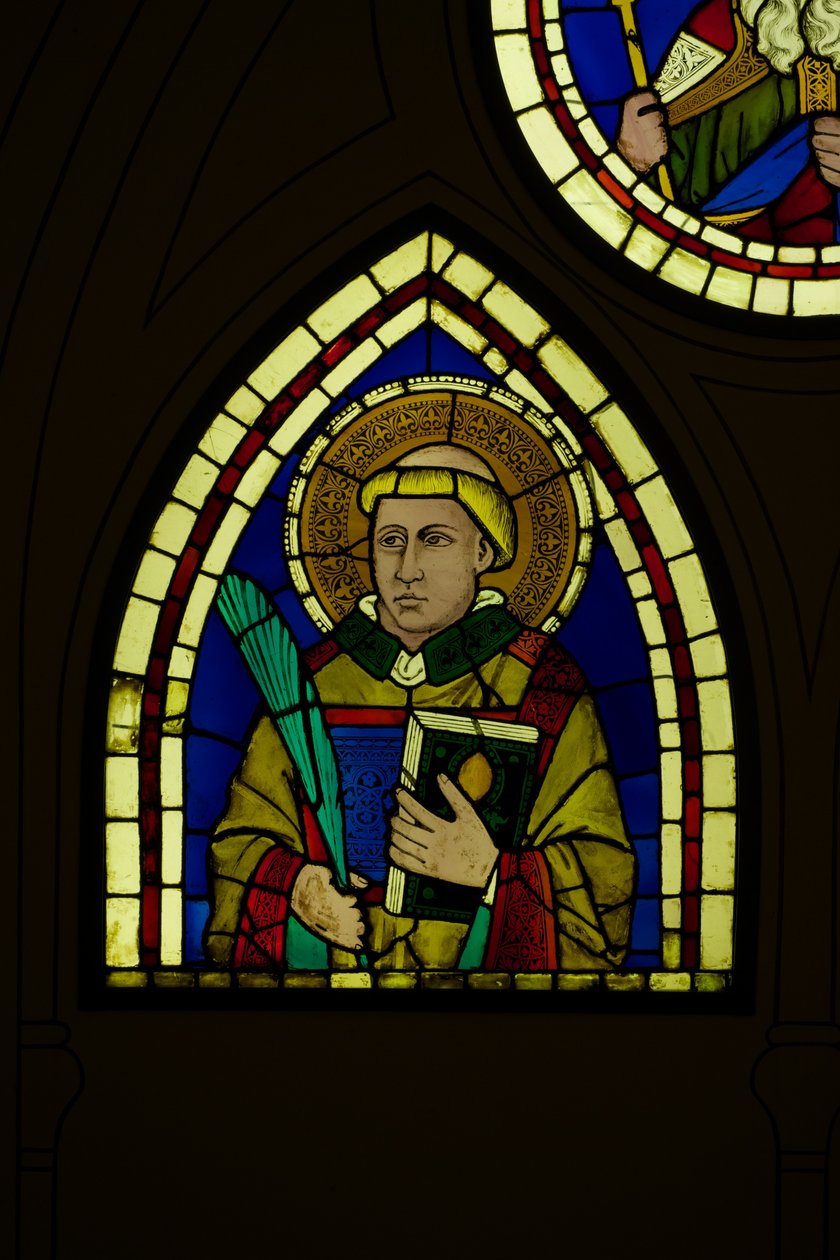 Deacon (barevné sklo) od Giotto di Bondone