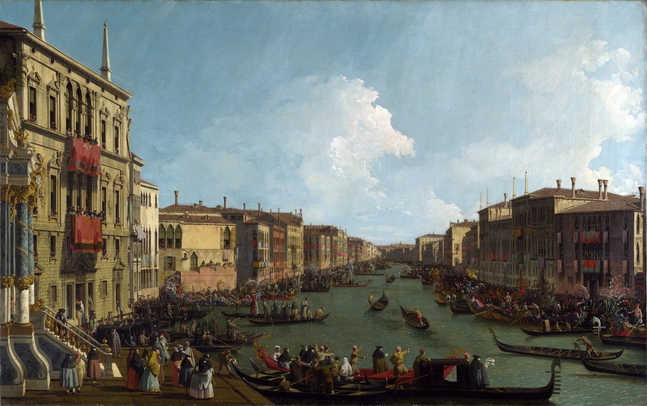 Regatta na Canal Grande, c.1735 od Giovanni Antonio Canal
