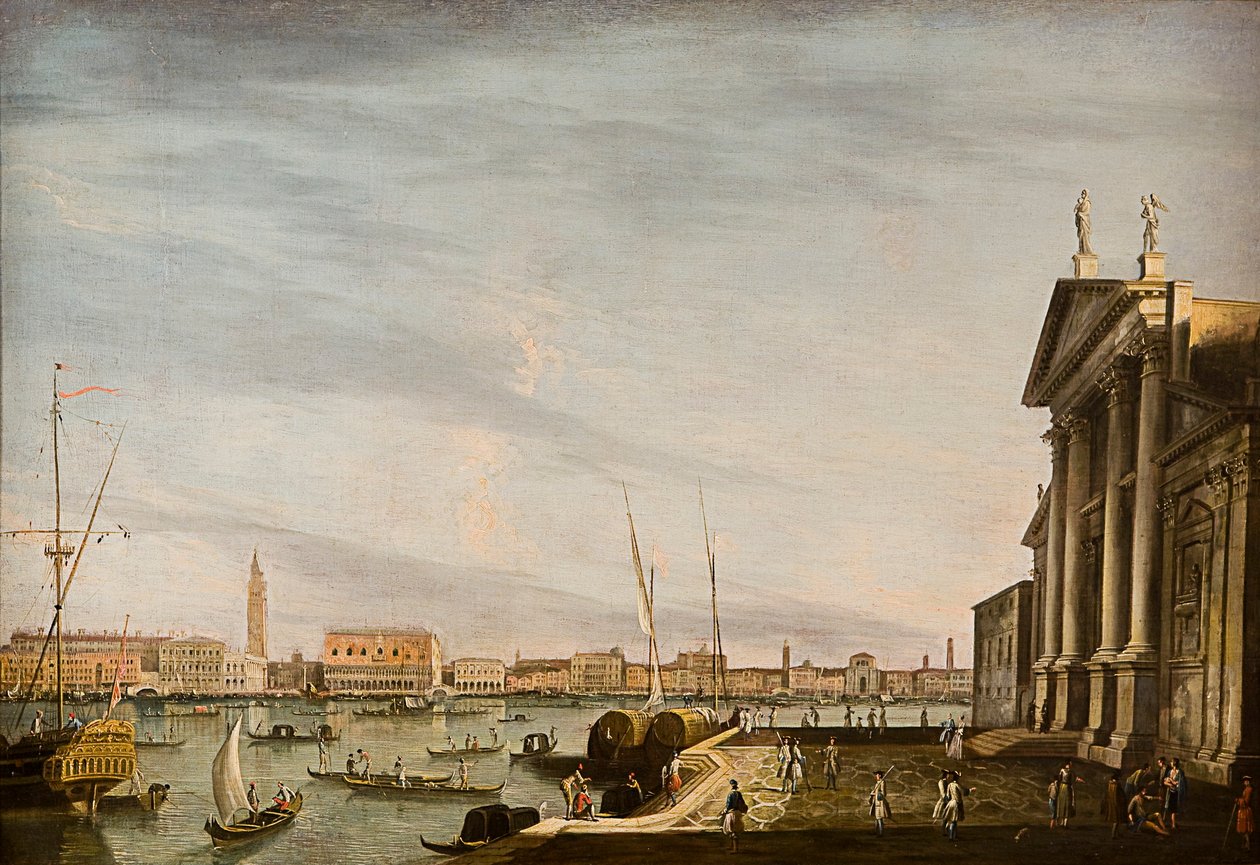 Benátky, pohled ze San Giorgio Maggiore od Giovanni Antonio Canal