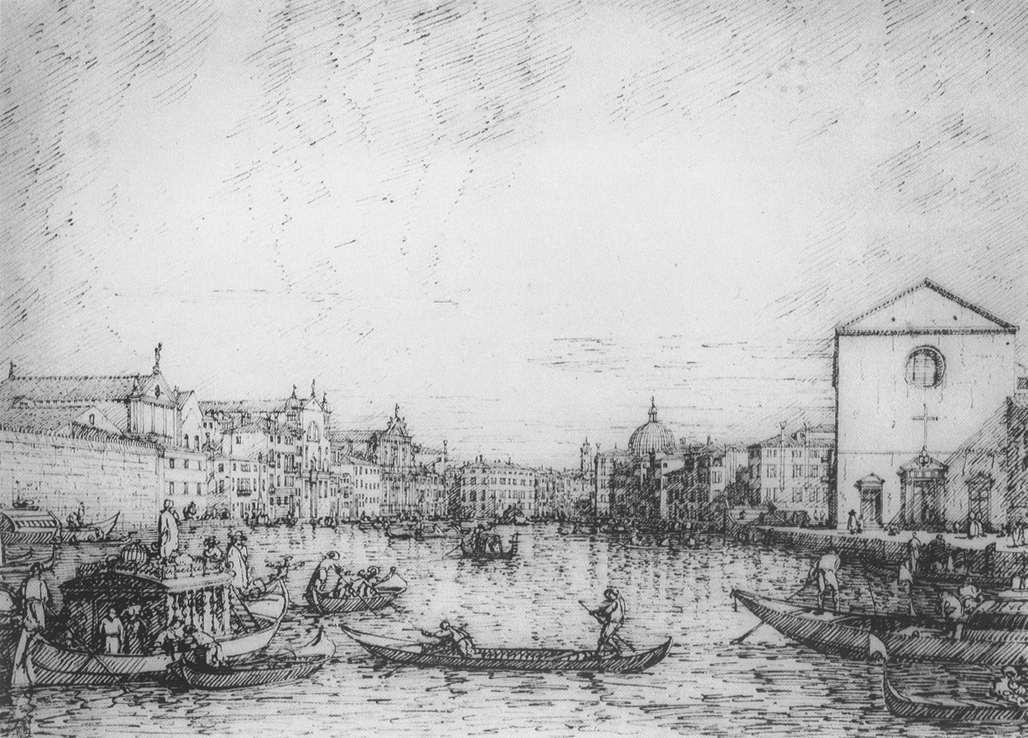 Velký kanál od Giovanni Antonio Canal