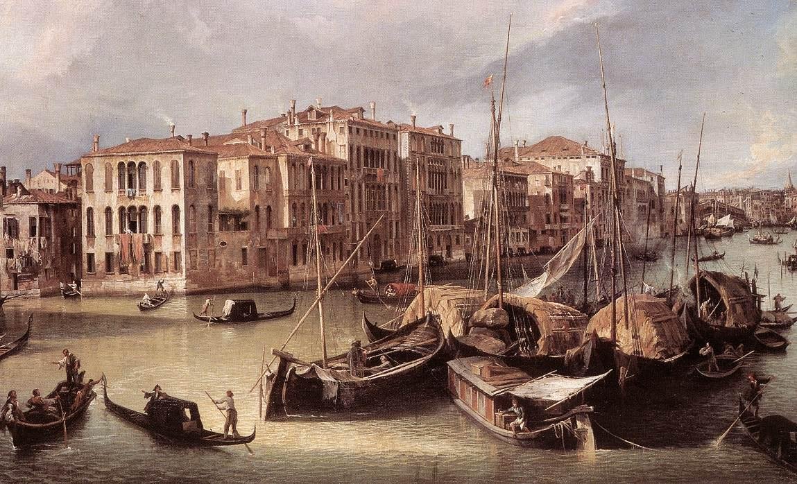 Velký kanál od Giovanni Antonio Canal