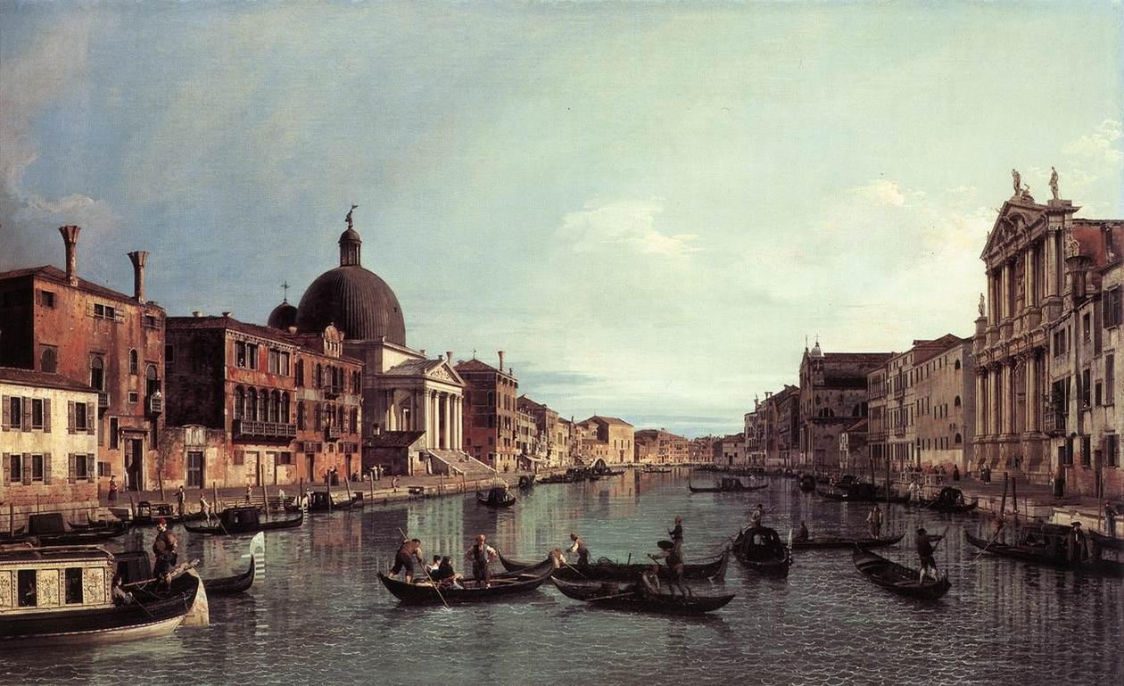 Velký kanál od Giovanni Antonio Canal