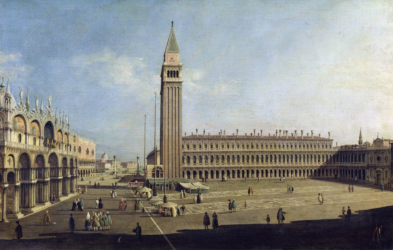 Piazza San Marco, Benátky od Giovanni Antonio Canal
