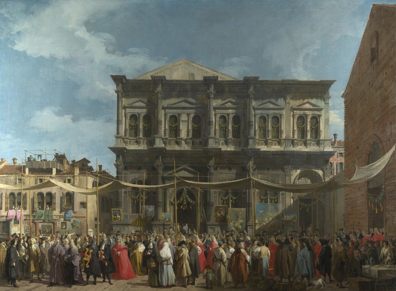 Svátek svatého Rocha od Giovanni Antonio Canal