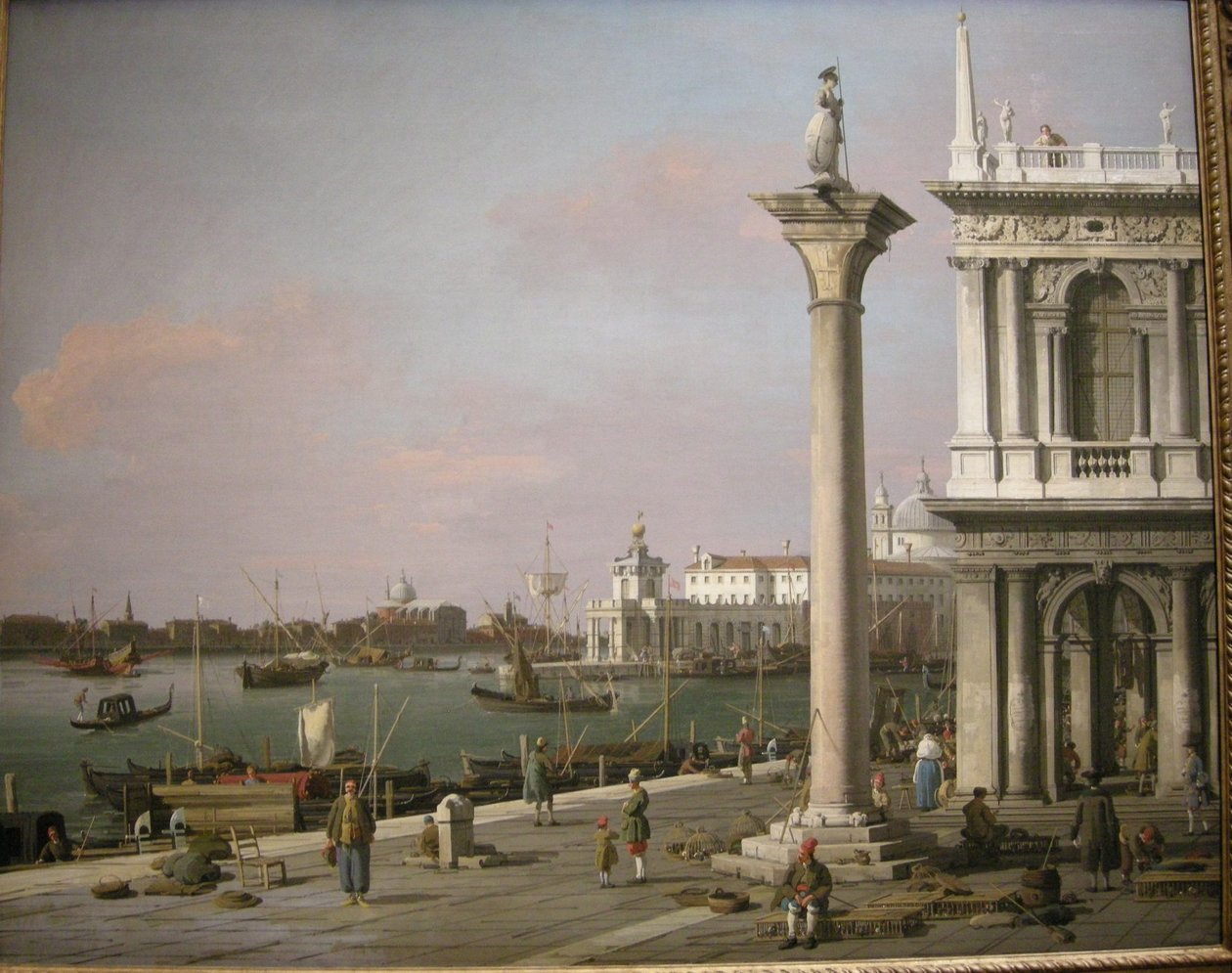 povodí san marco z piazzetty od Giovanni Antonio Canal