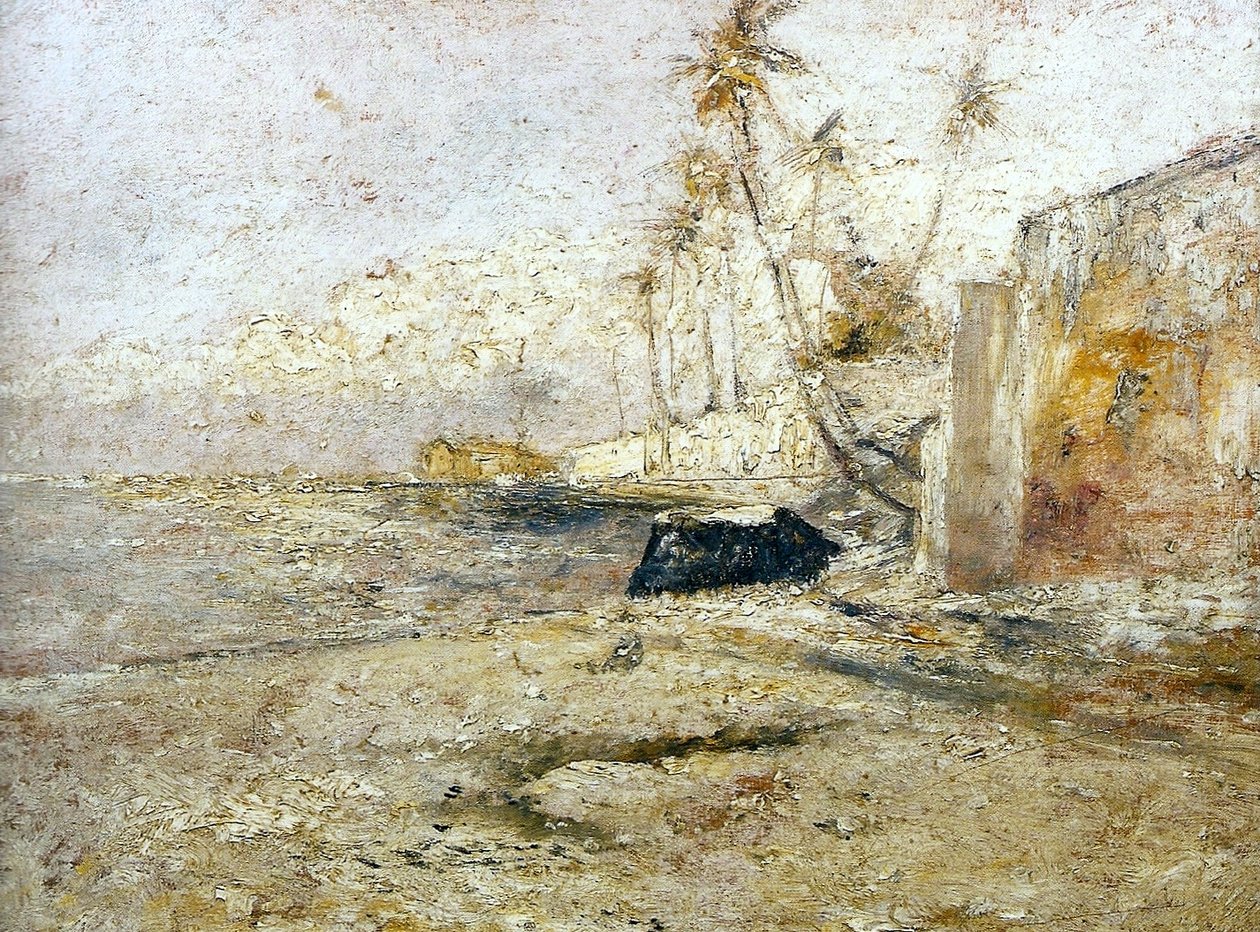 Úsek pláže Sao Roque v Paqueta od Giovanni Battista Castagneto