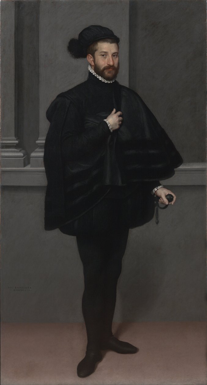 Rytíř v černém od Giovanni Battista Moroni