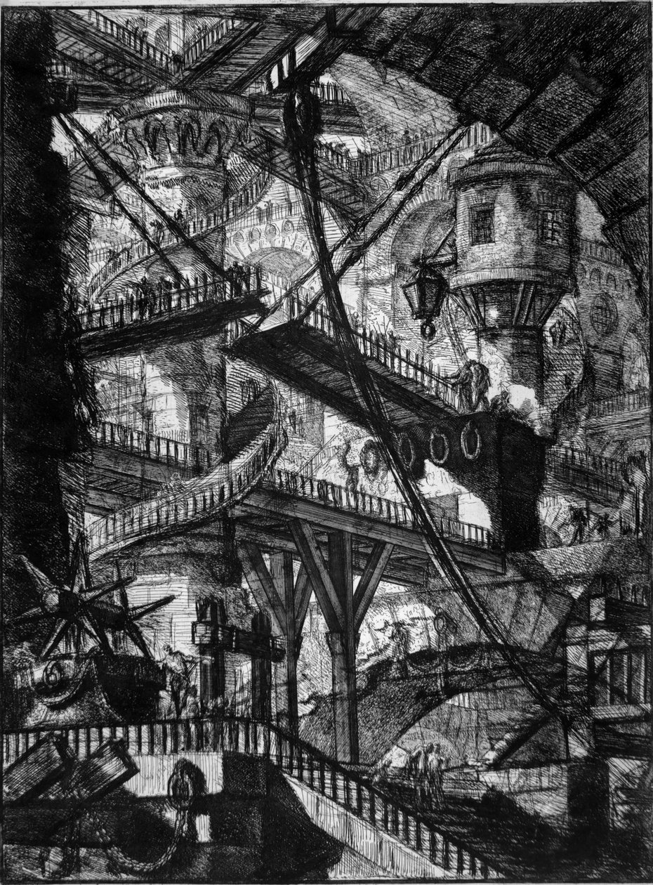 Carceri. Složka 7 od Giovanni Battista Piranesi