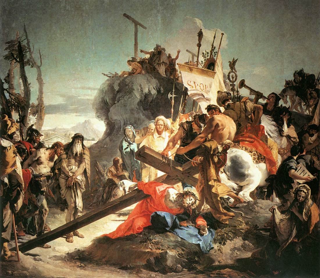 Kristus nesoucí kříž od Giovanni Battista Tiepolo
