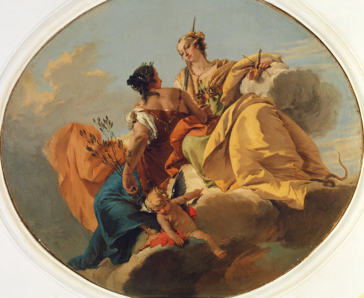 Spravedlnost a mír od Giovanni Battista Tiepolo